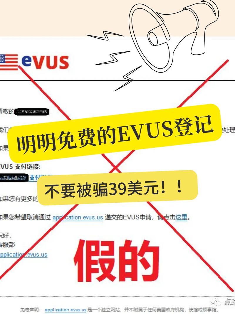 evus 美国签证 evus