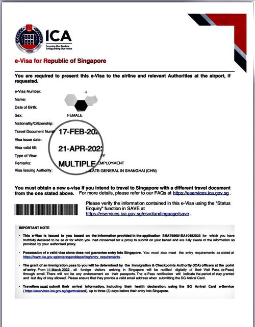 新加坡工作签证费用一般多少钱