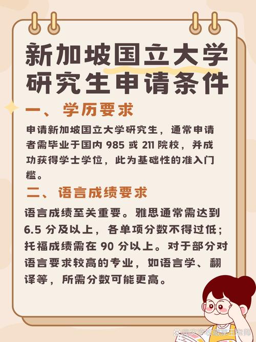 新加坡国立大学博士申请条件