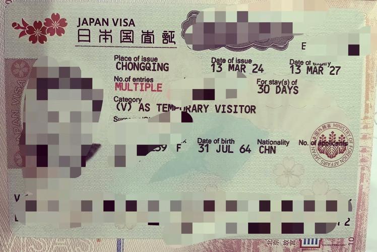 日本签证 category