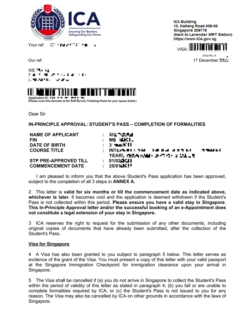 新加坡PR填写样本7页