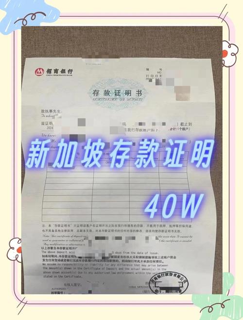 新加坡申请存款本人名下