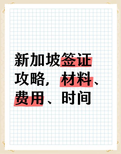 去新加坡自己办工作签证