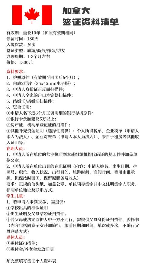 去加拿大签证怎么办理流程