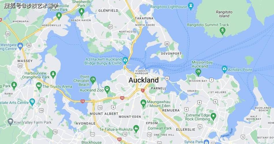 新西兰奥克兰商学院位置