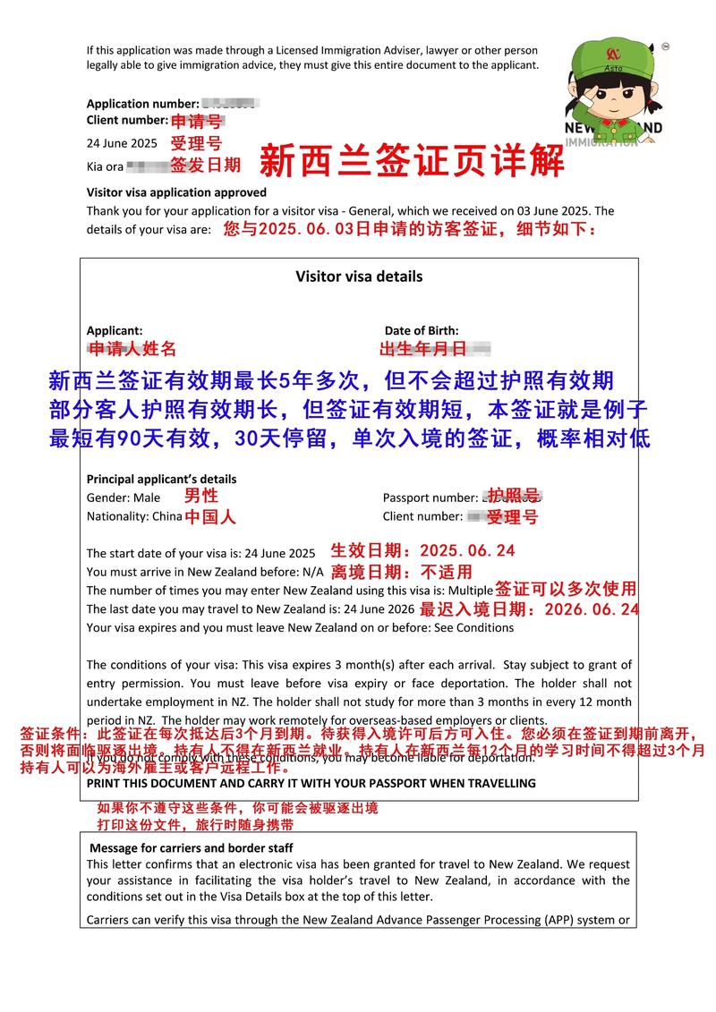 新西兰商务签个人旅游签