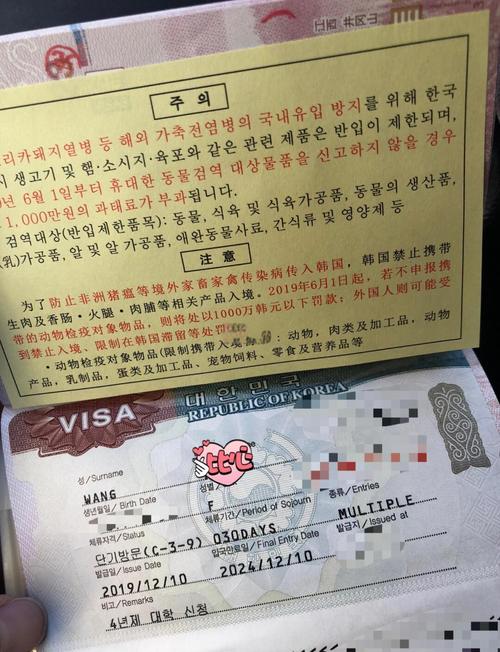 韩国邀请签证是什么签证