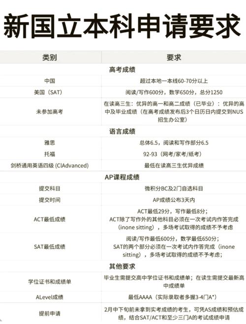 新加坡国立大学申请系统