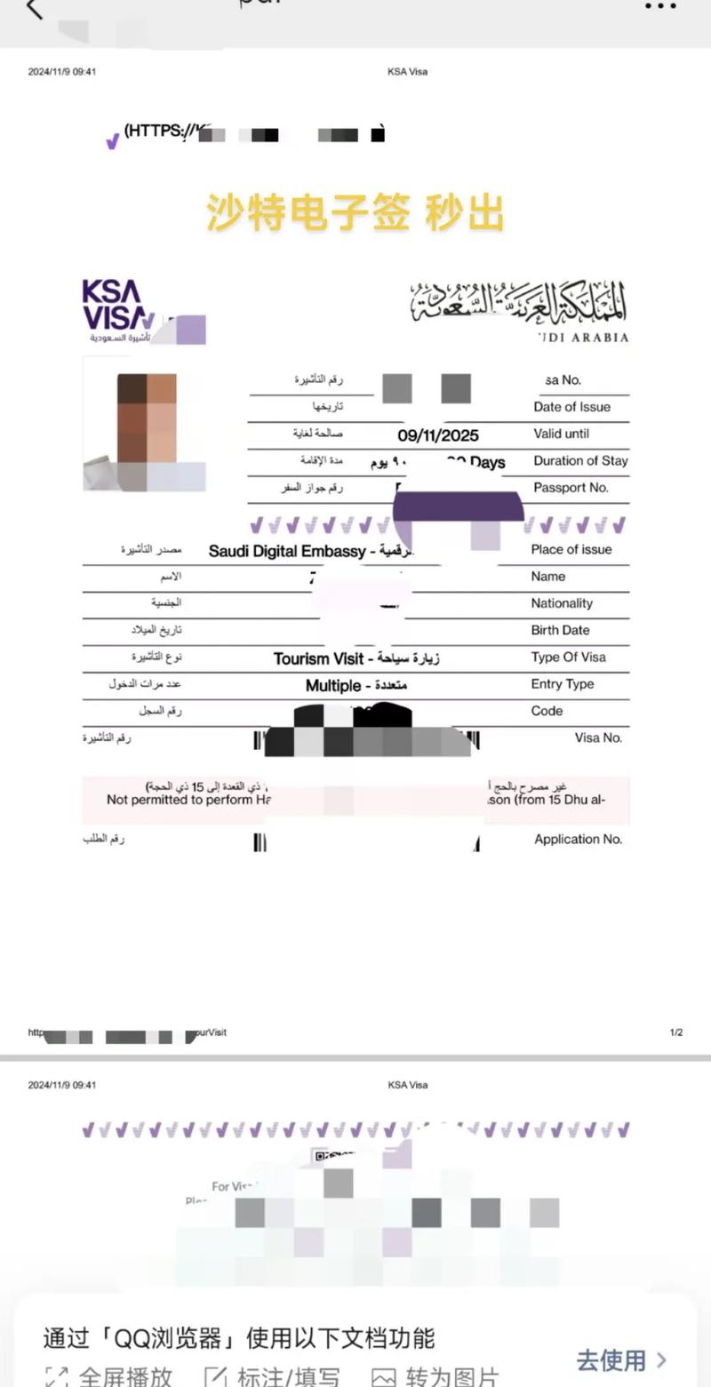 沙特签证最难签证的国家