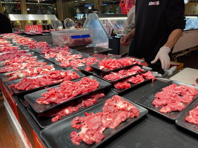 超市里卖新西兰新鲜牛肉