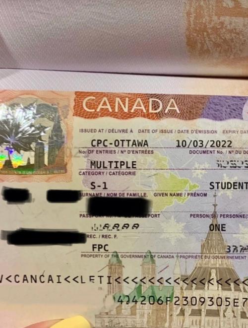 加拿大 签证 留学签证