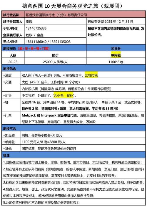 商务签证旅游签证 价格