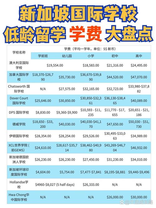 新加坡沙墩国际学校学费