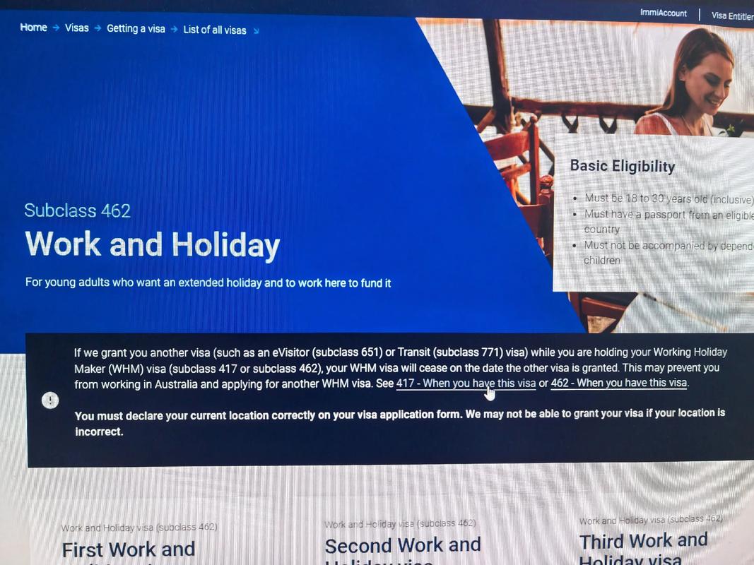 澳洲462签证2025