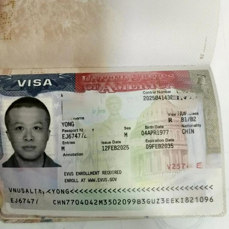 美国探亲签证 旅游签证