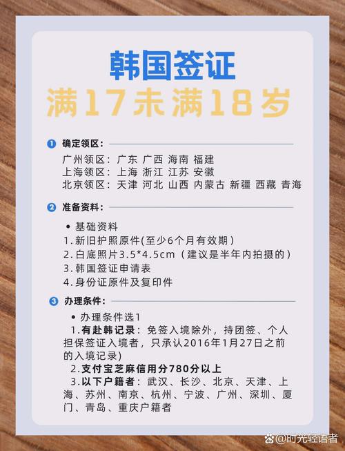 韩国签证办理 学生签证